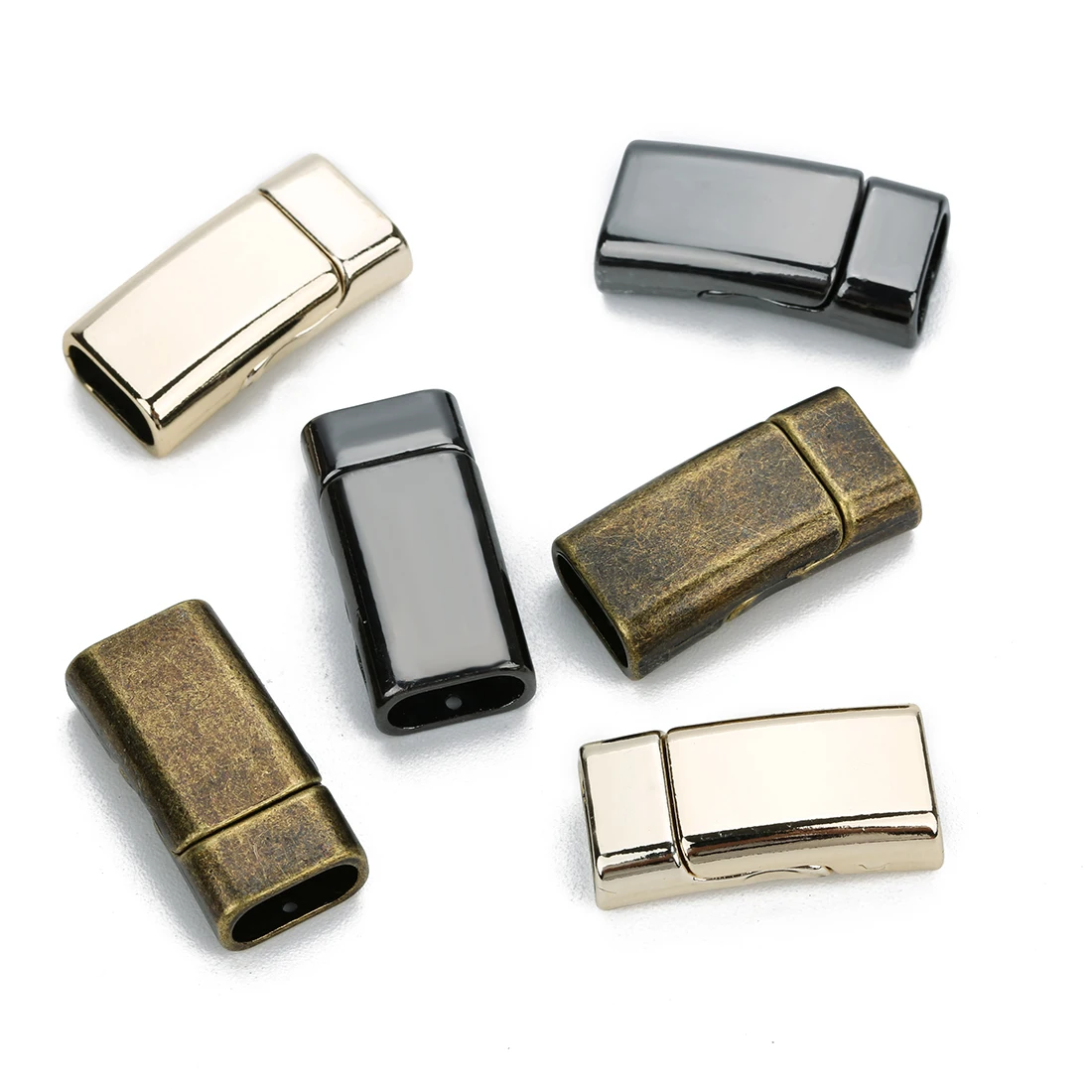 5-10pcs Alloy Flat Strong Magnetic Clasp for DIY