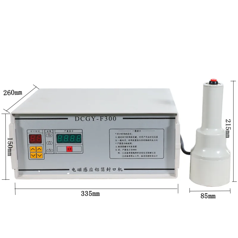 Direct Manufacturer's Semi-Automatic Electric Heat Machine Hand-Held Electromagnetic Induction for Aluminum Foil Honey Glass