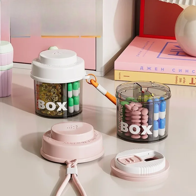 Portable Medicine Box Travel Portable Multi-functional Medicine Box Storage