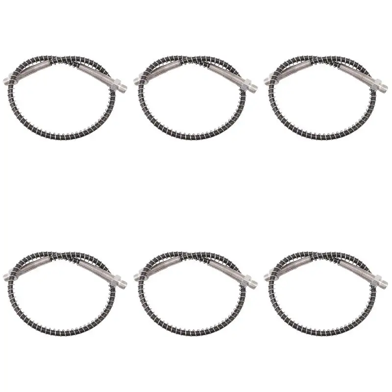 6Pack X(High Pressure PCP Charging Hose 19.7Inch 50cm 63Mpa 9000PSI Remote Fill Whip Extension for Airgun