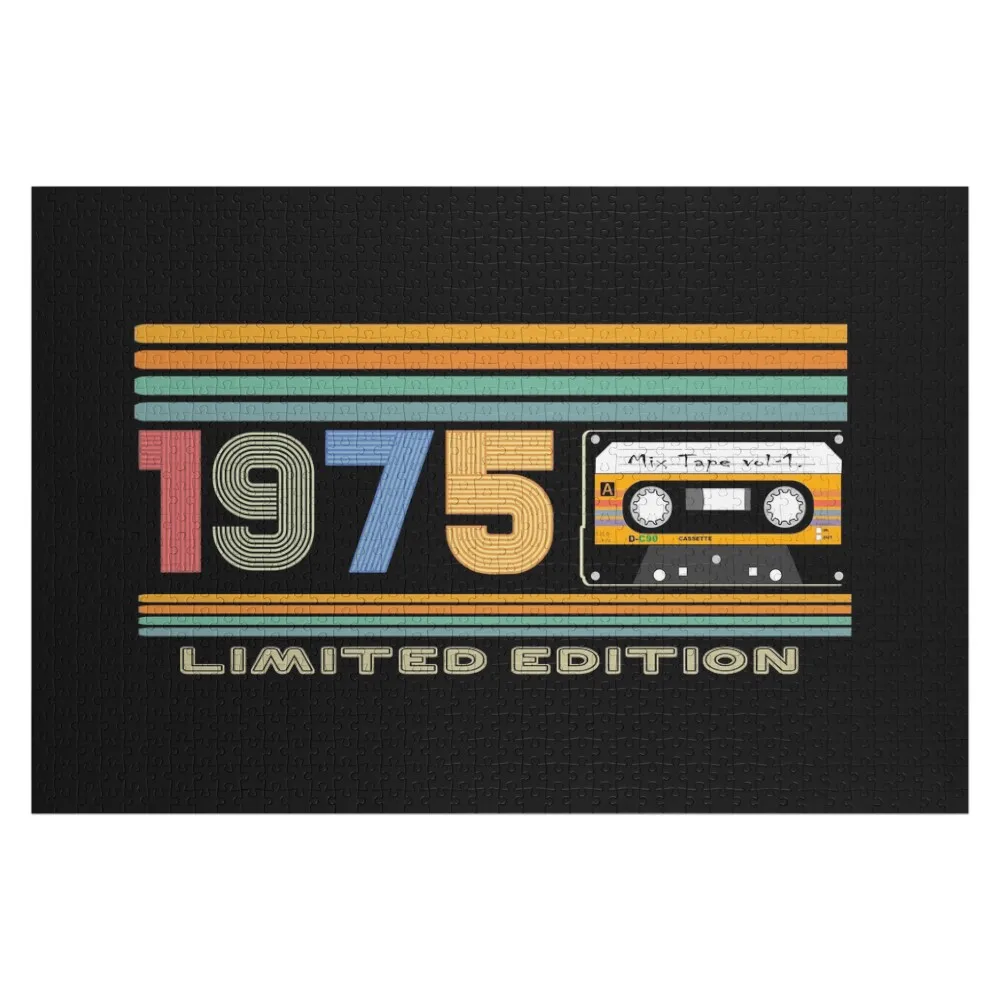 

1975, 50th Birthday Gift Jigsaw Puzzle Personalized Toy Wood Adults Christmas Toys Customized Photo Puzzle