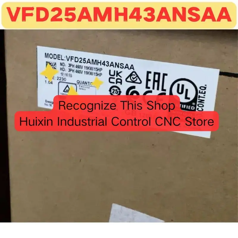 

Быстрая транспорт Совершенно новый оригинальный преобразователь частоты VFD25AMH43ANSAA