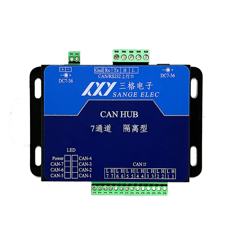 CANcanopen/DeviceNet Hub Switch Signal Extension Repeater Isolation Full Duplex