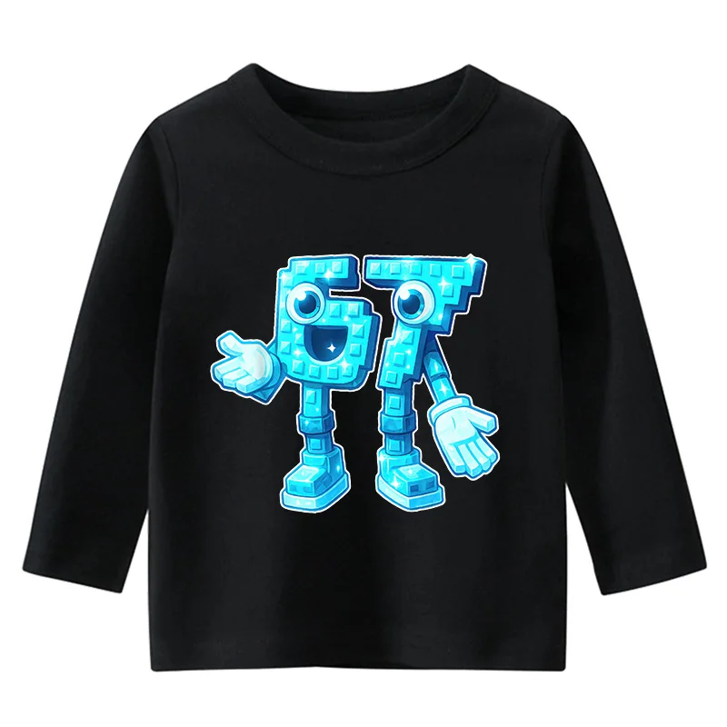 

Funny Six Seven Brainrot 67 Meme COTTON Kids Clothes Baby Girls Long Sleeved T-shirt Boys Kawaii Casual Tees For Birthday Gift