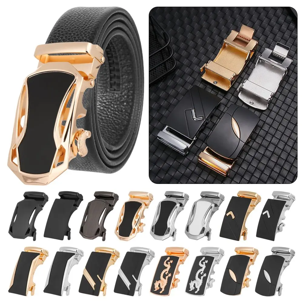 Fashion Automatic Buckle Adjustable Business Accessories Leisure Belt Head Men's Belt Head Belt Buckle