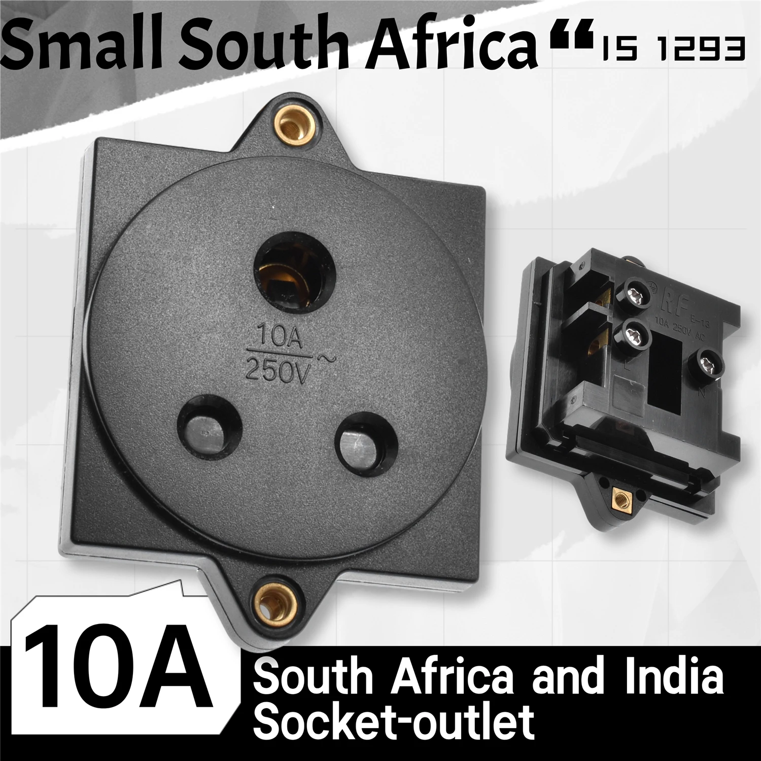 tomada-pequena-da-africa-do-sul-tomada-industrial-embutida-tomada-de-saida-do-inversor-india-eletrica-africa-do-sul-conector-de-alimentacao-ac-10a