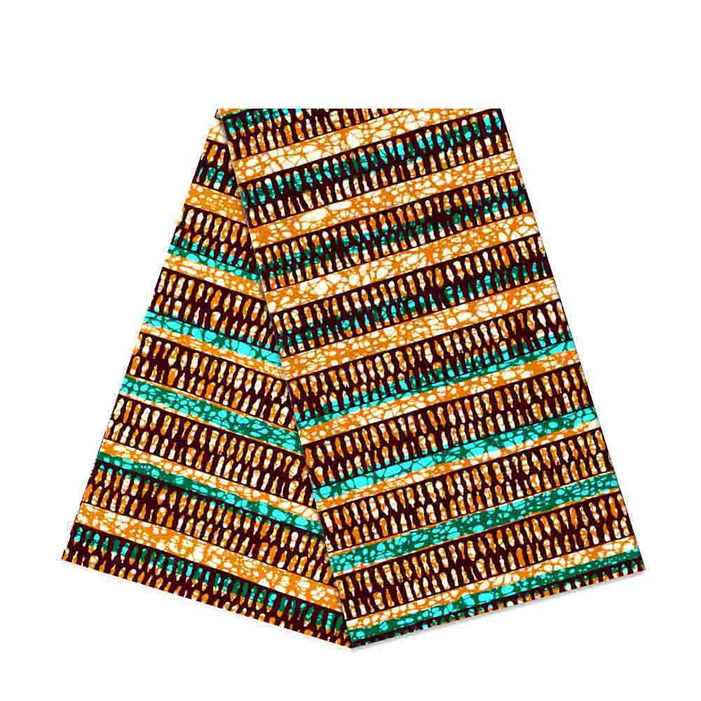 New Guaranteed Veritable 100% Original Real Wax Ankara Fabric 2025 African Print Fabric For Wedding Dress Tissus Coton 6Yards