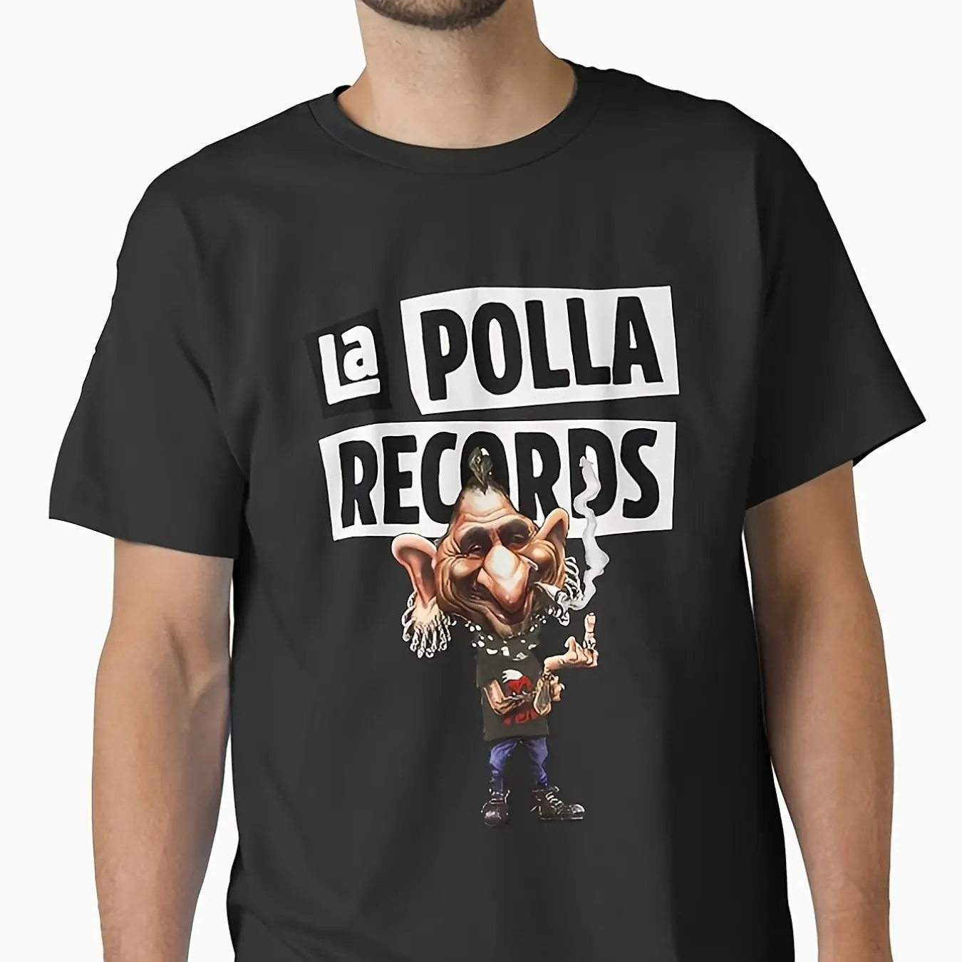 BOONEPARKSHOP Camisetas La Polla Records y Evaristo 988 para hombre, camisetas informales con cuello redondo, camisetas de algodón puro para parejas