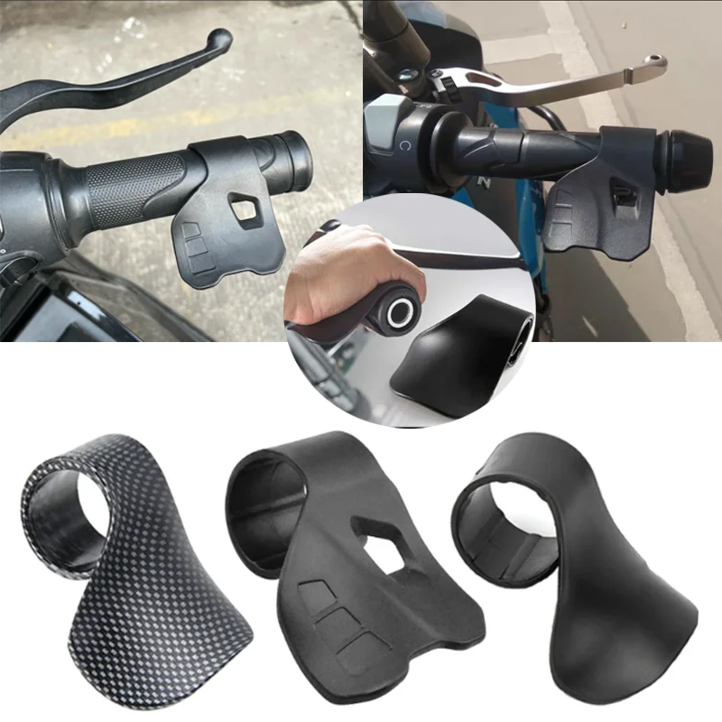 

Universal Carbon Fibre Motorcycle Throttle Assist Grip Cruise Control Assist Force Hand Rest Motorcycle Equipment Accessories