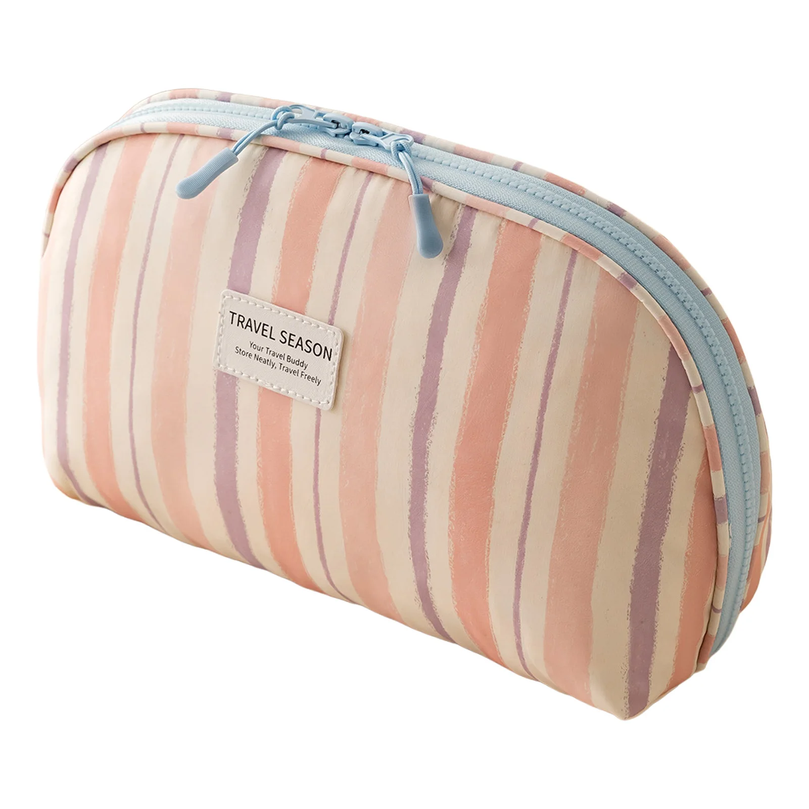 Vacation Travel Organizer Bag Waterproof Toiletry Pouch for Business Trip Gym Daily Commute Durable Nylon Storage Case