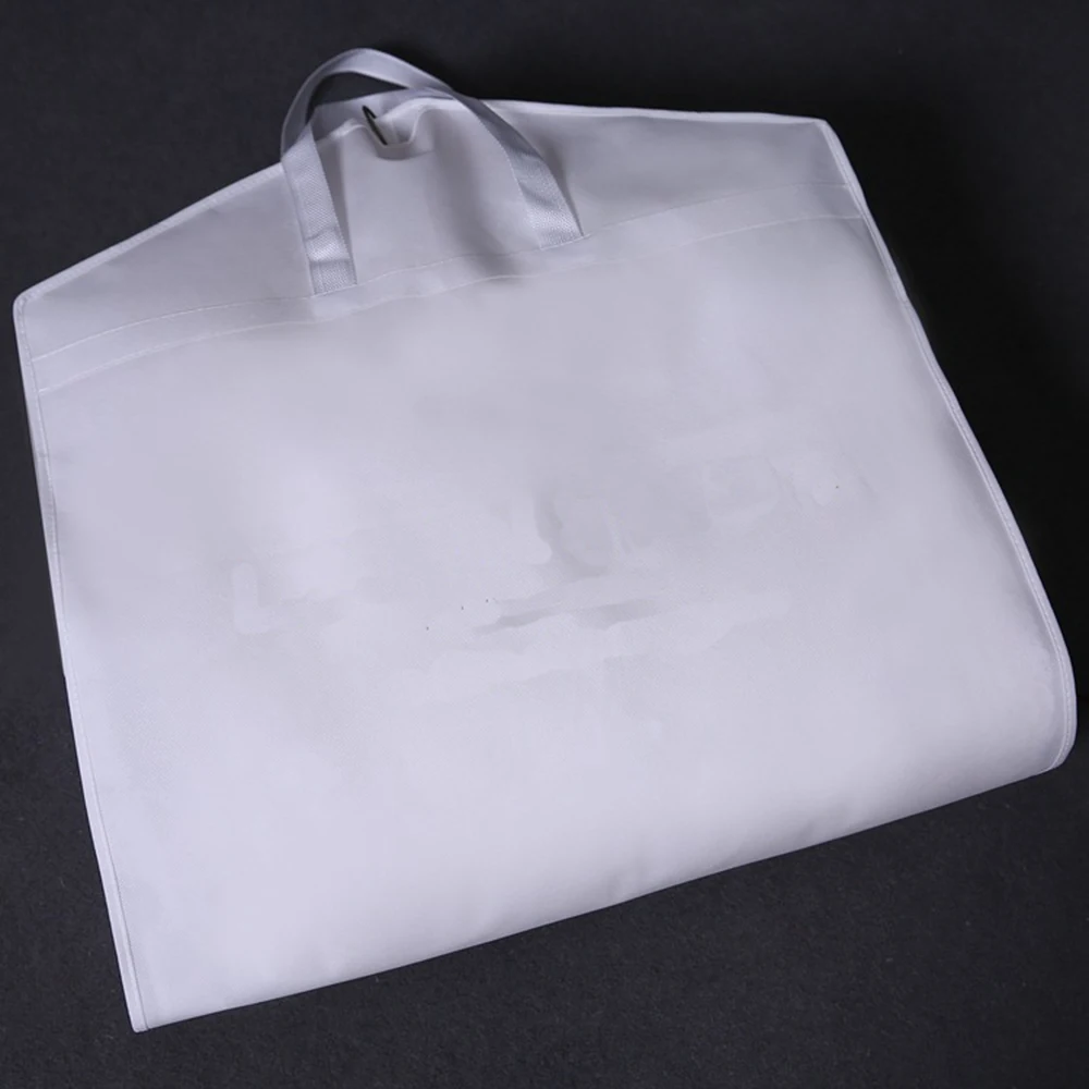 ブライダルウェディングガウンダストカバーガウンガーメントバッグ収納用または旅行用ガセットガーメントカバー長いふくらんでいるウエディングドレス71"