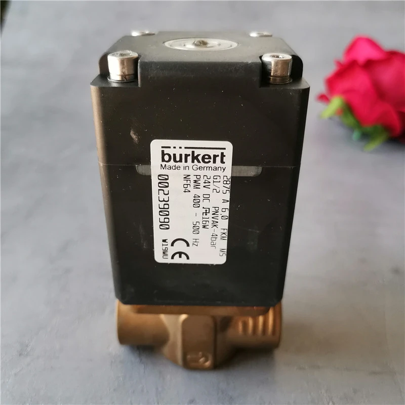 Burkert2875 Proportional Valve One Input One Out MS Brass G1/2 24VDC PWM 00239090 Stock