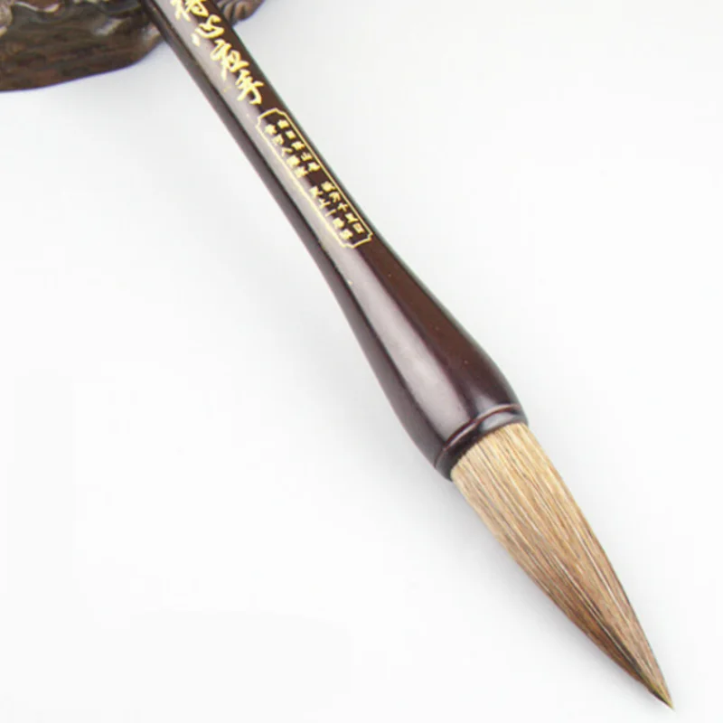 Authentic Chinese Traditional Calligraphy Brush Pen Hopper-shaped Brushes for Couplets Weasel Rabbit Hair Chinese Painting Brush