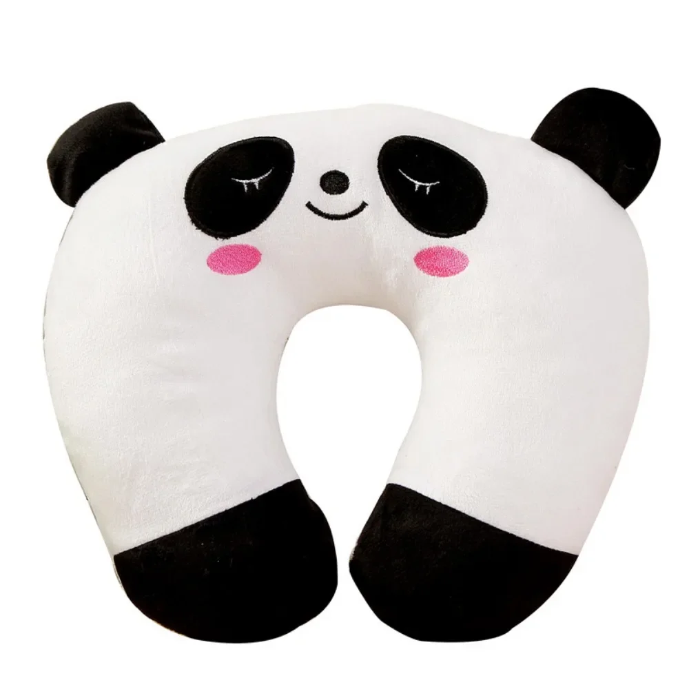 

Cute Cartoon Animals U Shaped Pillow Travel Car Head Neck Rest Pillow Support Head Rest Cushion Panda Cat Bear Rabbit Pig 2023