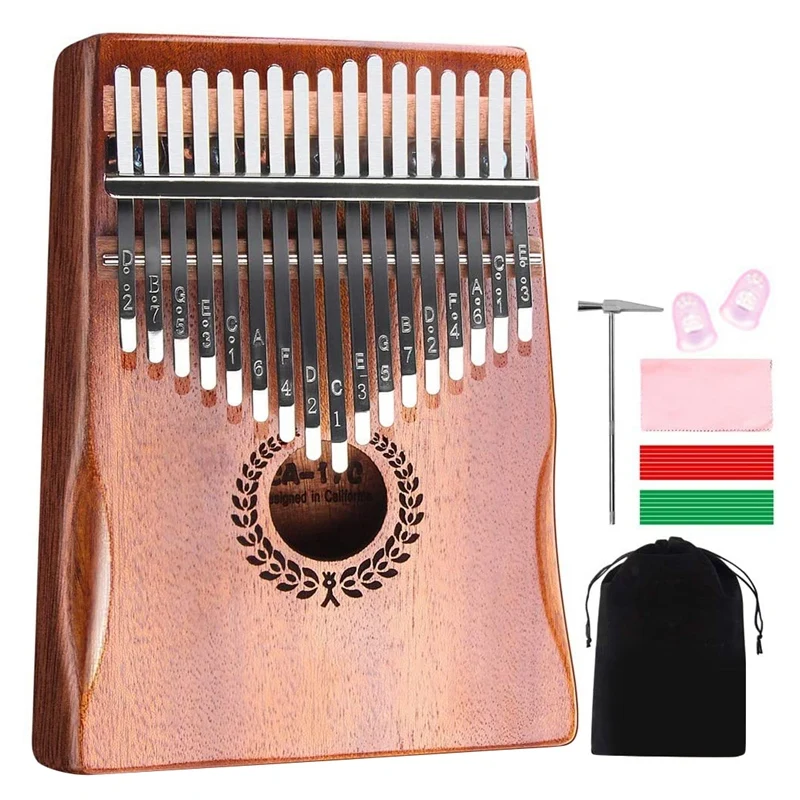 

Hot Kalimba 17 Keys Thumb Piano Portable For Kid Adult Beginners Professional Musical Instruments Christmas Best Gift