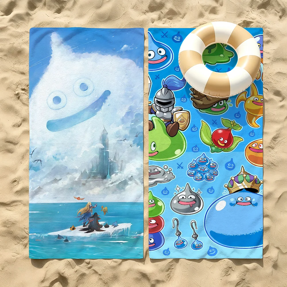 Cartoon Slime D-dragon Quest Children Towel For Beaches Yoga Studios Gyms Hot Springs Swimming Pools And Picnics