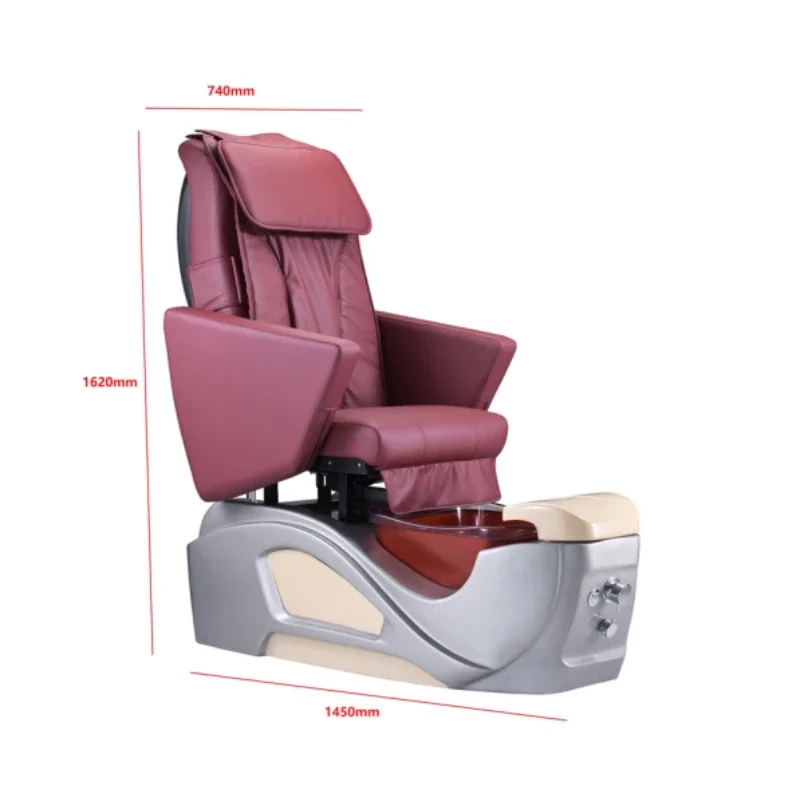 

Modern Luxury Multifunctional Beauty Nail Salon Electric Reclining Manicure Foot Spa Massage Pedicure Chair For Body Massage