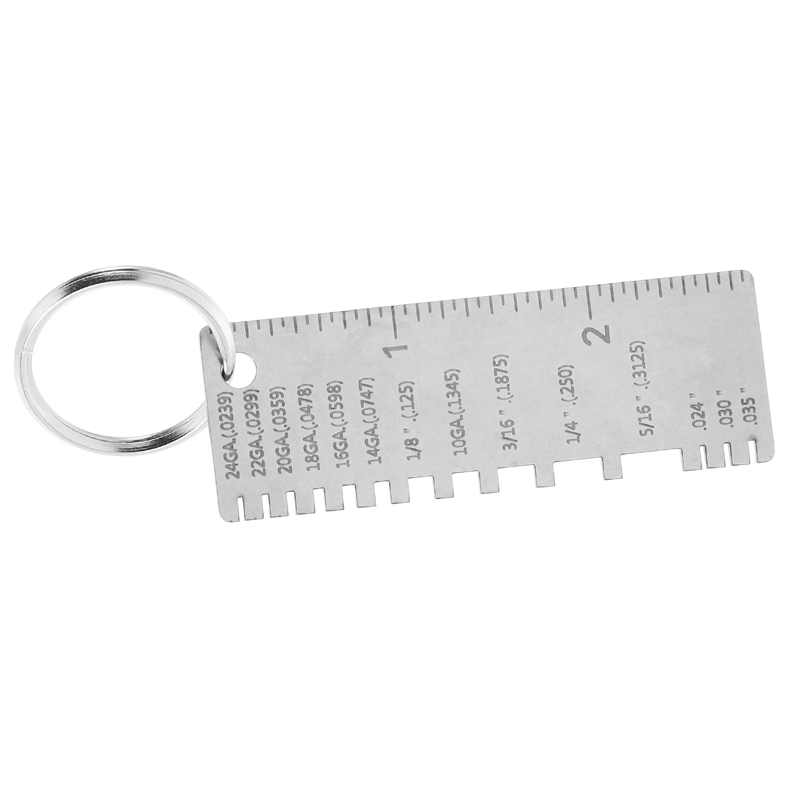 

Stainless Steel Welding Gauge Tool Precision Engraved Scale For Weld Thickness Metal Wire Size Inspection Measurement Durable