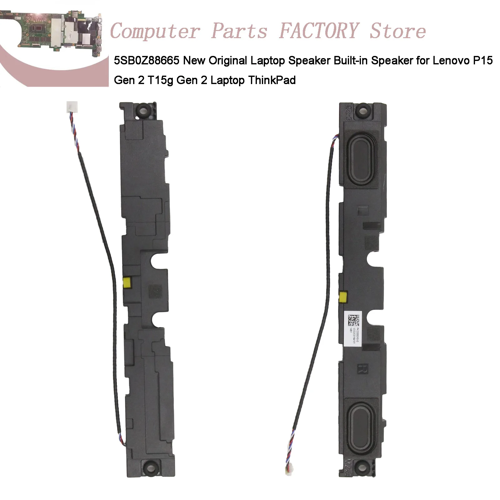 

5SB0Z88665 New Original Laptop Speaker Built-in Speaker for Lenovo P15 Gen 2 T15g Gen 2 Laptop ThinkPad