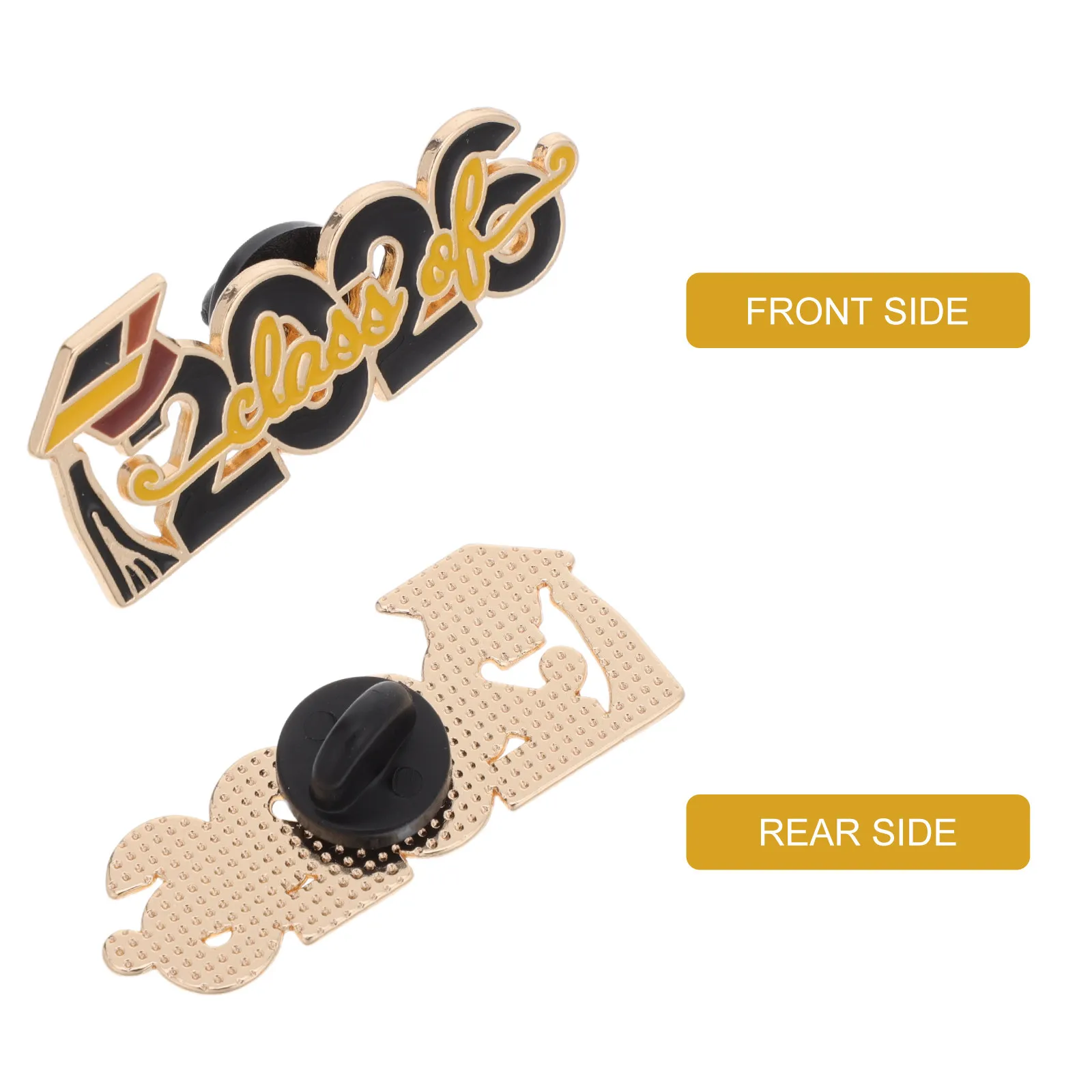 2026 Graduation Lapel Pins (10 pcs) – Alloy Memorial Brooch for Students & Teachers, Class of 2026 Gift