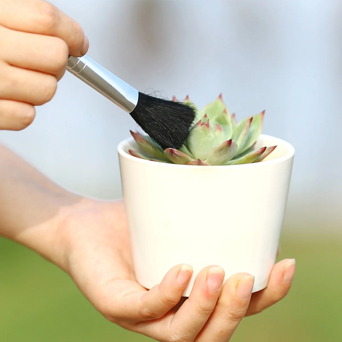 

10Pcs Durable Garden Tool Set Plastic Iron Mini Shovels for Flowers Planting Soil Digging Potted Plants Small Gardening Tools