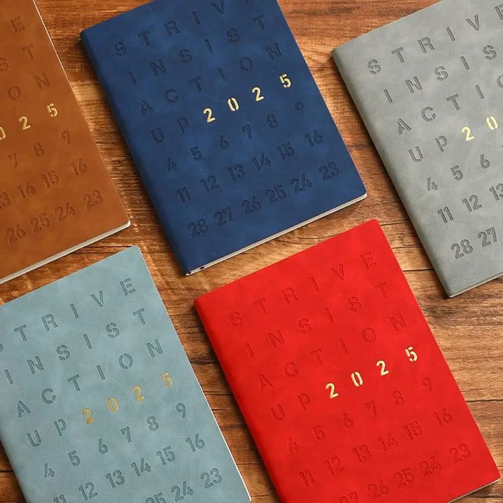 English A5 Agenda Notebook To Do List Taking Notes 365 Days Notepad Time Organizer Diary Notepad 2025 Schedule Planner Notepad