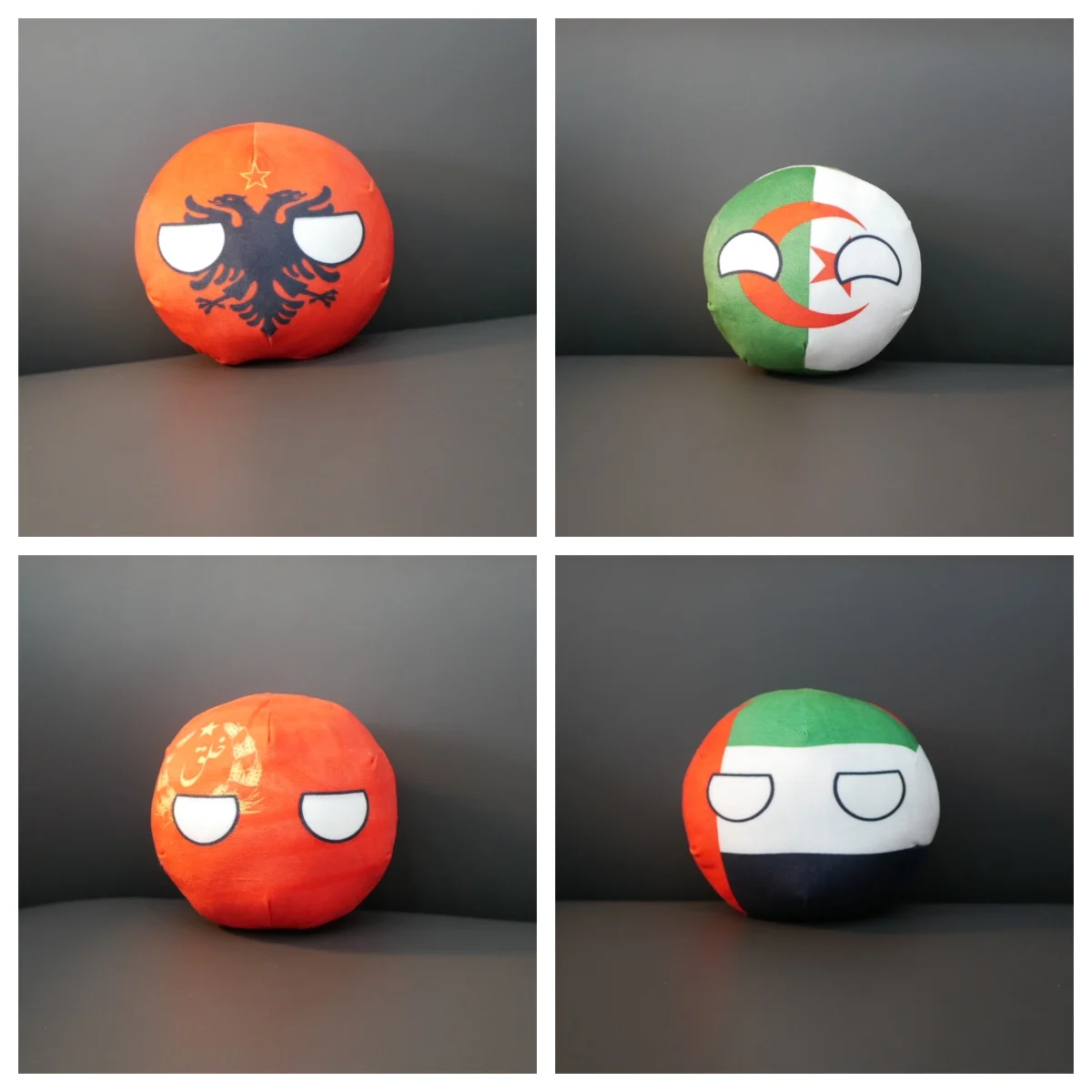 

9 см/20 см плюшевая подушка в стиле Polandball ОАЭ Афганистан Алжир Албания Countryball кулон игрушка в подарок