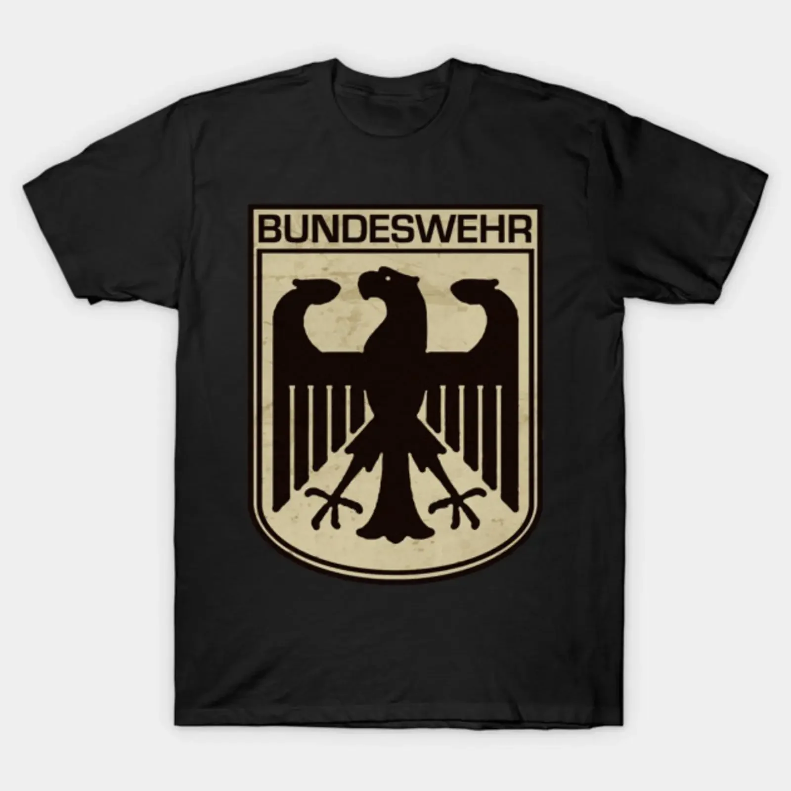 Federal Defense Forces of Germany Vintage T Shirt vintage Washed Soft Stylish Breathable Versatile Unisex homme Stretched