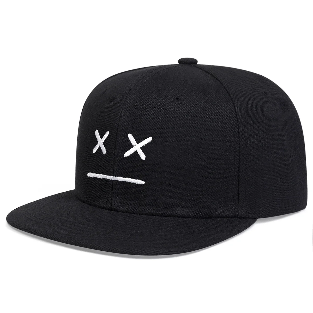 Unisex XX Smiley Face Embroidery Hip-hop Hats Spring Autumn Outdoor Adjustable Casual Baseball Caps Sunscreen Hat Sports Cap
