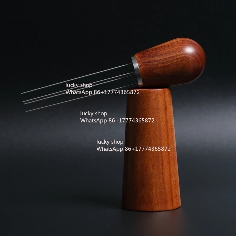 Stir Powder Needle To Break Up Coffee Powder Agglomeration Needle Powder Dispenser Solid Wood