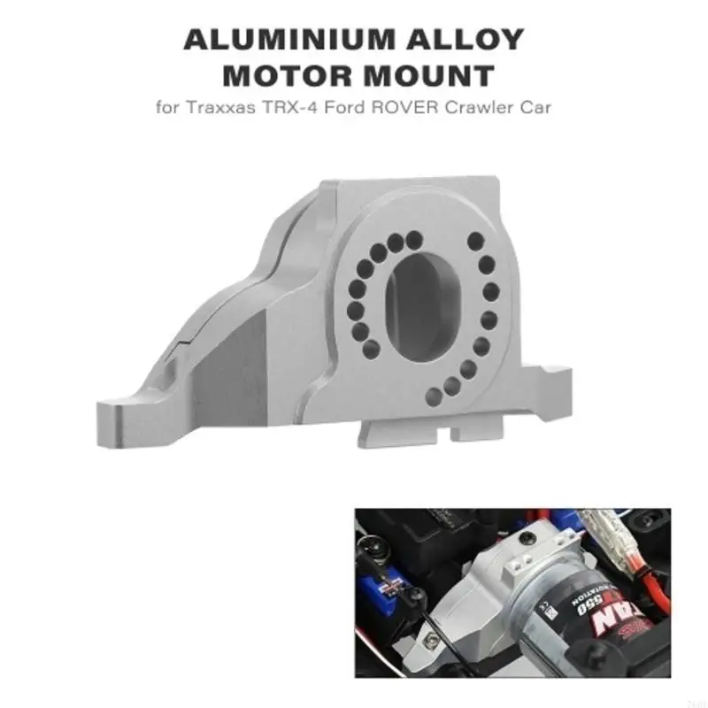 

76HF Metal Motor Mount Heat Sink Base Holder for-Trx-4 1/10 RC Car Buggy-Crawler Part