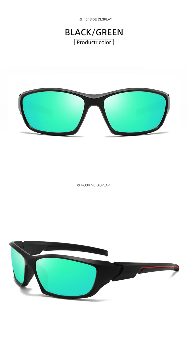 

Unisex Sports Sunglasses with Polarized UV400 Lenses - Multi-Sport Eyewear for Cycling, Driving, Hiking & Swimming