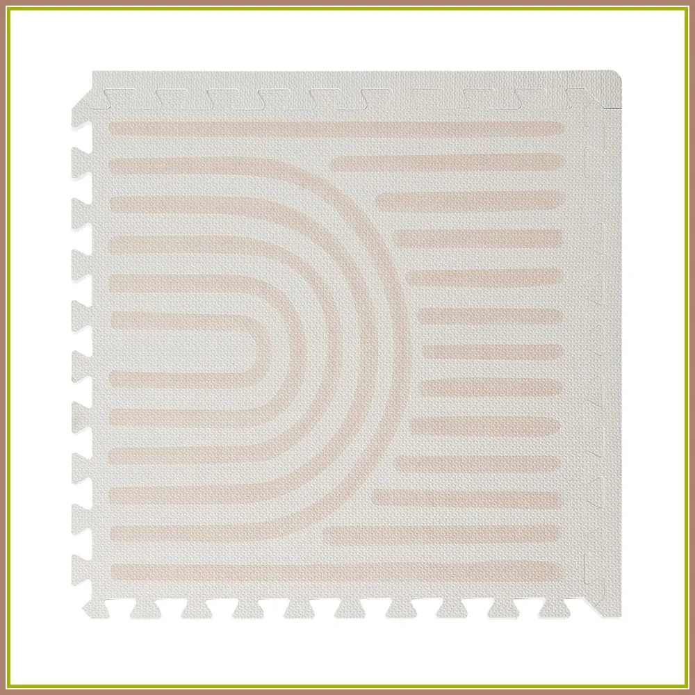 

Extra Thick Foam Playmat 4x6ft 6-Tile Floor Puzzle Mat for Baby Toddler Non-Toxic Odorless Tummy Time Play
