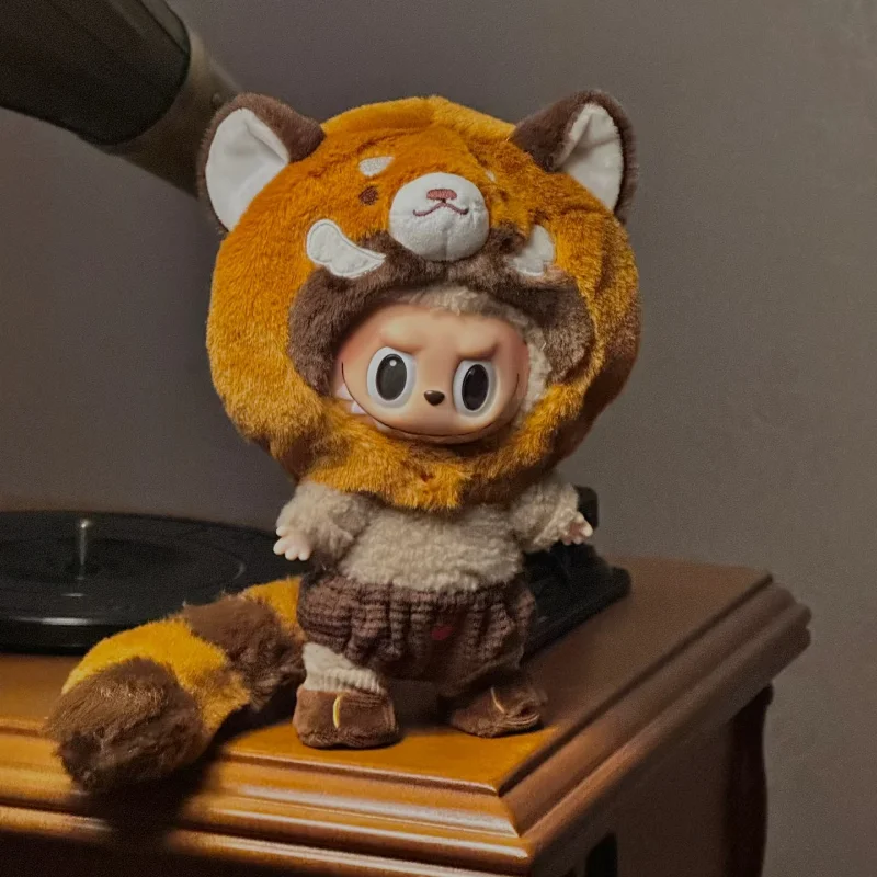Nuevo Muñeca Labubu Monster de 20cm, superventas, solo ropa ﻿ Sudaderas con capucha de moda Accesorios lindos son regalos de ropa reemplazables