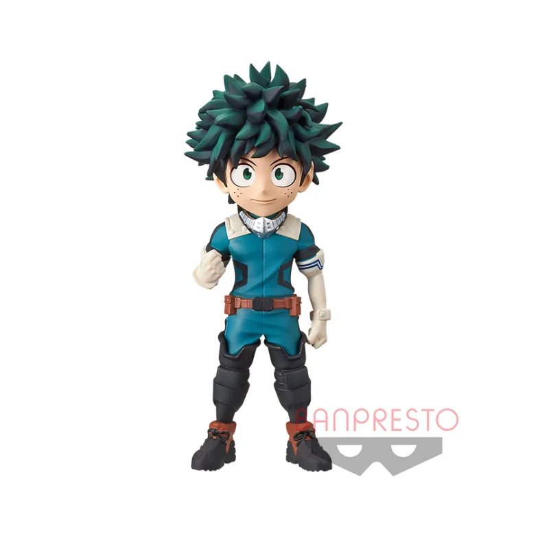 Bandai Genuine My Hero Academia WCF VO.1 Iida Tenya Midoriya Izuku Asui Tsuyu Mineta Minoru Anime Figure Model Toys Kids Gifts