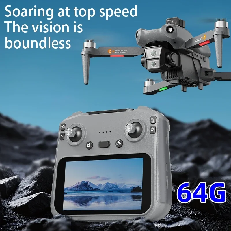 Drone RC L300u dengan Kamera HD 8K, Hindar Rintangan, Lipat, Fotografi Udara 8K, Quadcopter, Pesawat Remote Control