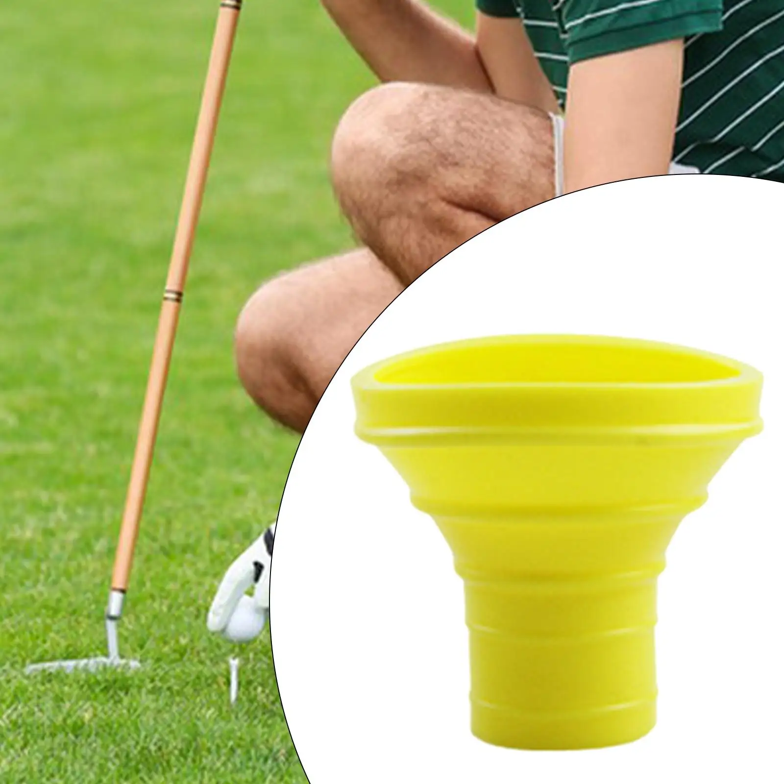 Ventouse de Balle de Golf en Caoutchouc, Outil d'Aide à l'Entraînement, Gadget pour Putter, Premium