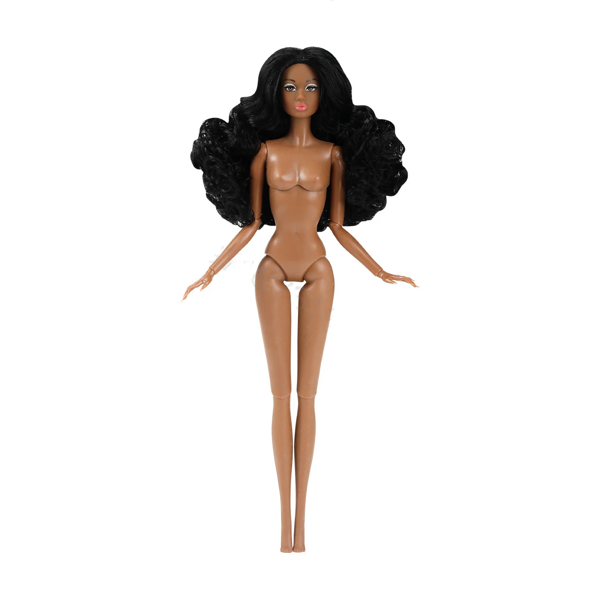 2025 nouveau 32 cm maquillage mannequin européen poupée 12,6 pouces africain noir nu poupée 1/6 articulations de peau normale jouet mobile cadeaux d'anniversaire