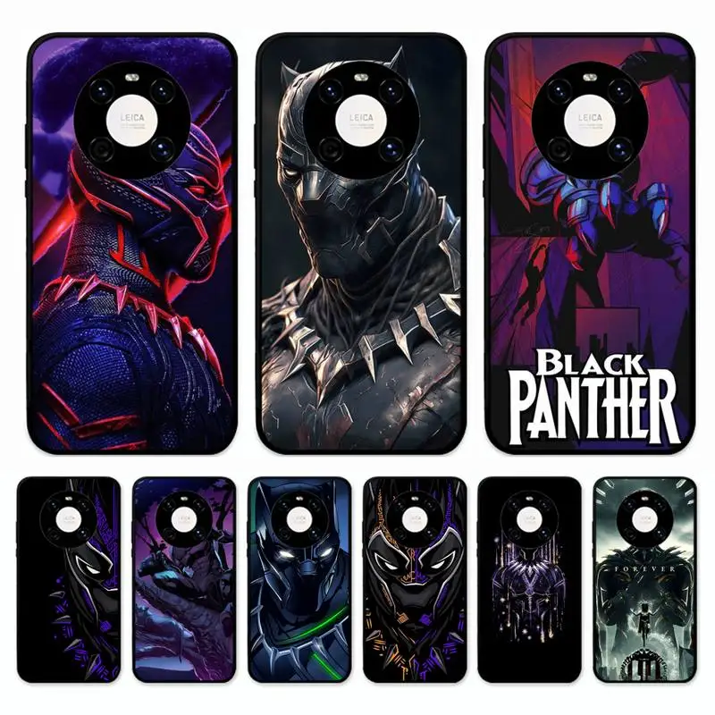 Heroes Black Panther Phone Case for Huawei Mate 20 10 9 40 30 lite pro X Nova 2 3i 7se