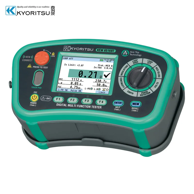Tester multifunzione Kyoritsu KEW6516, 100/250/500/1000 V Nuovo in stock