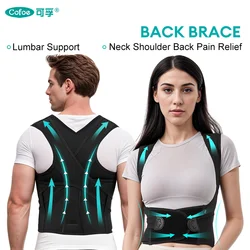 Cofoe Back Brace Straightener Posture Corrector for Scoliosis Hunchback Correction Back Pain Spine Corrector Support Posture