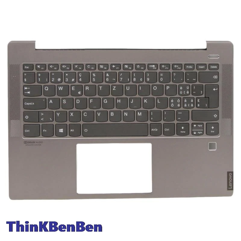 SWS Swiss Grey Keyboard เคสด้านบน palmrest SHELL สำหรับ Lenovo IdeaPad S540 14 14IWL 14IML 14API 5CB0S17241