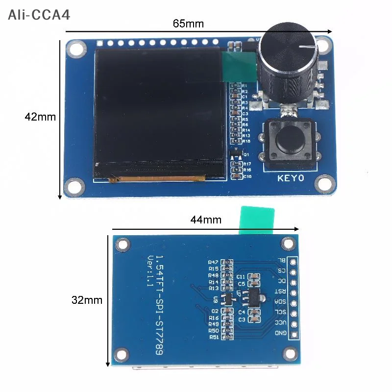 Módulo de pantalla LCD TFT CCA4-1.54 "con botón codificador rotatorio EC11, interfaz IIC/I2C SPI 240x240 para Arduino ESP32 ESP8266 DIY