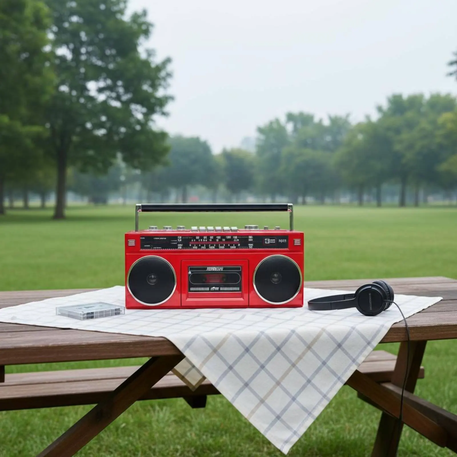 

Retro 80s Design Boombox Multifunction Retro Cassette Boombox 80s Design Cassette Deck SD Card and Universal Serial Bus Input AM