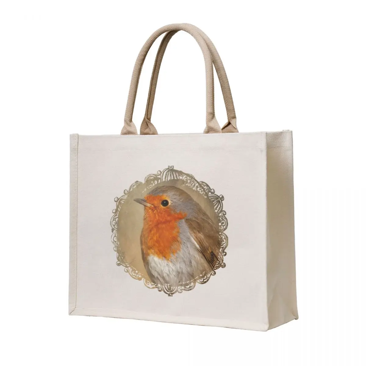 

European Robin Tote Bag custom bags reusable shopping bag canvas bags