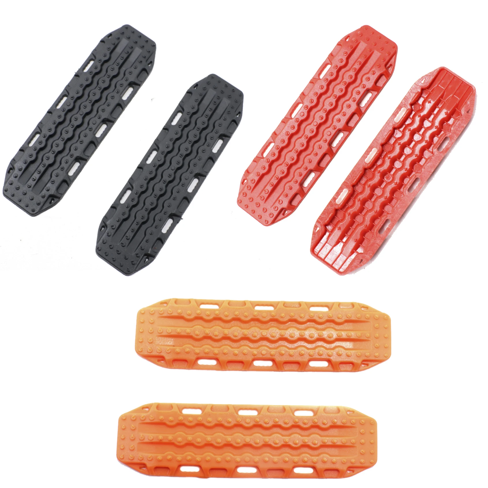 2pcs Plastic Sand Ladder Recovery Ramps Board 68*20*3mm for 1/24 RC Crawler Traxxas Axial SCX24 Climbing Car Accessories