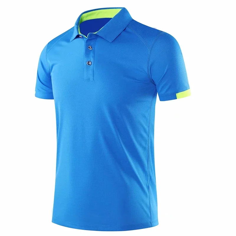 

New Men golf shirts Outdoor Sportswear Short sleeve women golf polos shirt Badminton Running Soccer Jerseys GYM Shirts