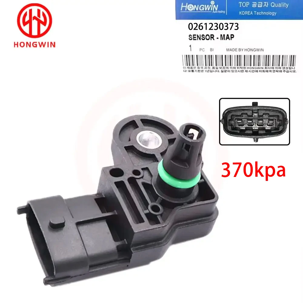 0261230373 370kpa colector de refuerzo de aire de admisión Sensor MAP de presión absoluta para FIAT BRAVO II 1,4 IDEA STILO 1,4 16V LANCIA YPSILON