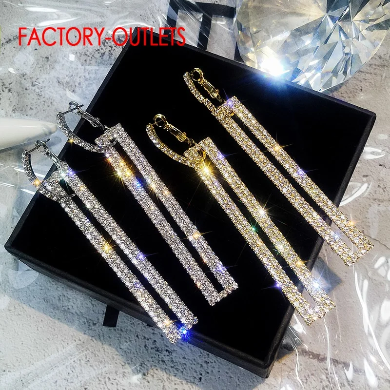 Newest Women Crystal Earrings Multiple Model For Choice Genuine 925 Sterling Silver Dangle Earrings Jewelry Gift For Girl
