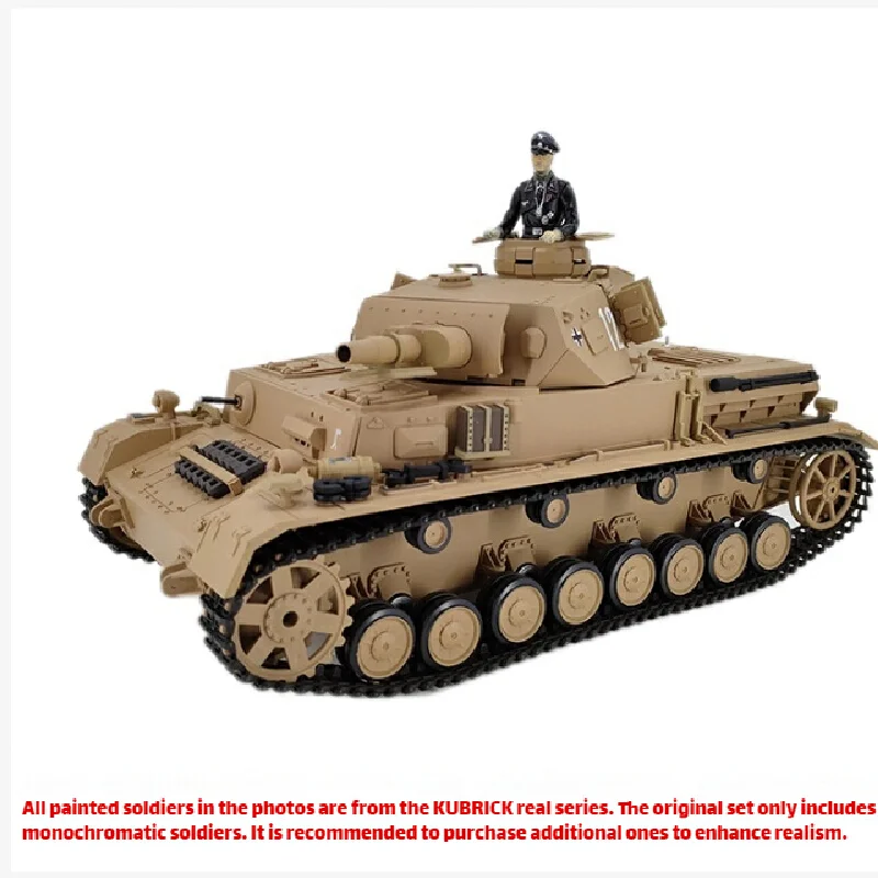 Henglong 3858-1 char compétitif télécommandé de taille moyenne, modèle de Simulation de véhicule, jouet pour enfants